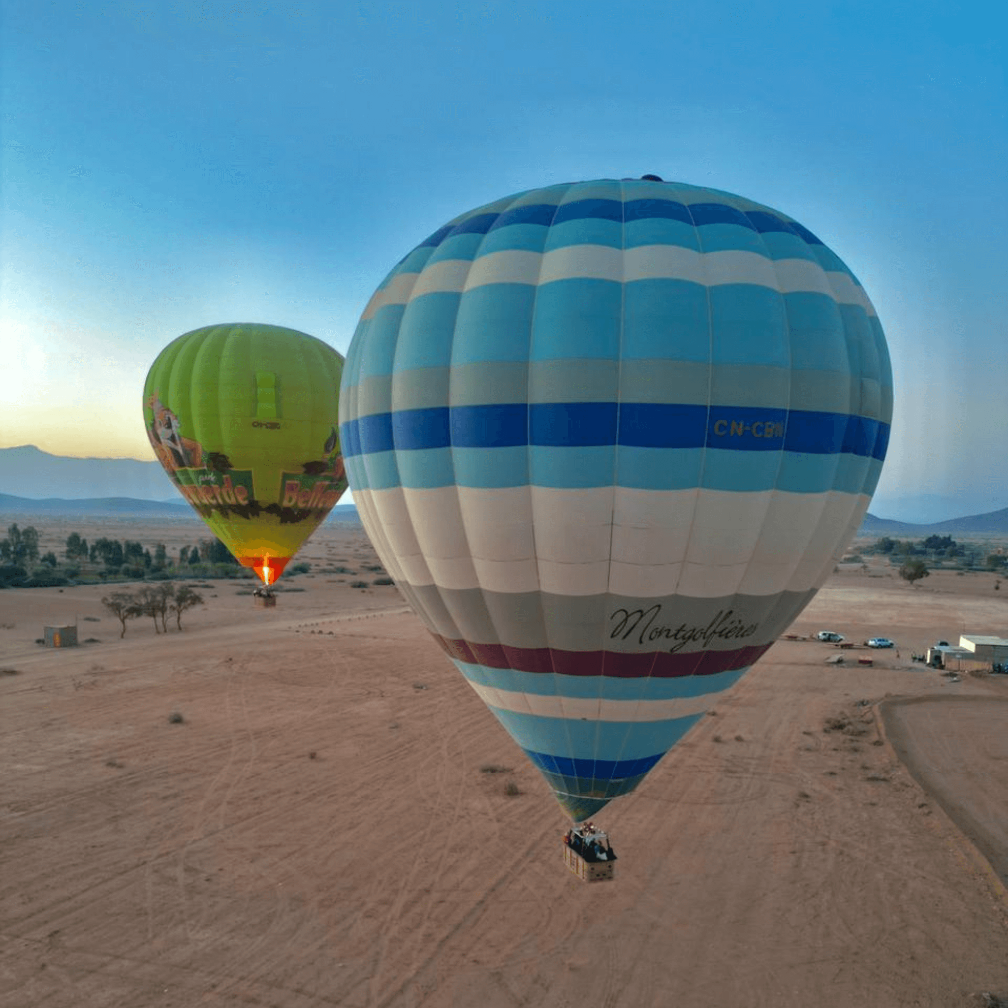 Hot Air Balloon Flight over Marrakech with Morocco tourism services